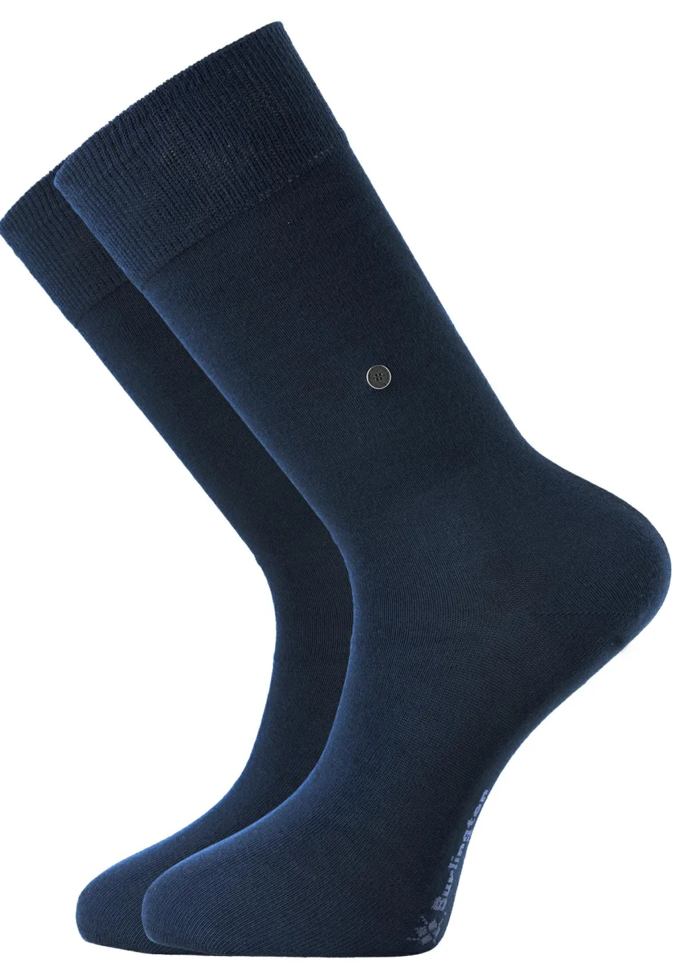 Burlington Everyday herensokken (2-pack), katoen, marine blauw