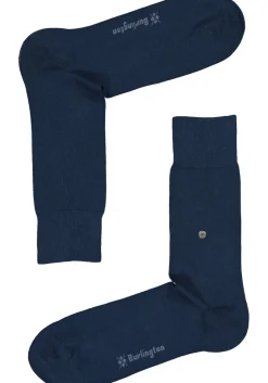 Burlington Everyday herensokken (2-pack), katoen, marine blauw