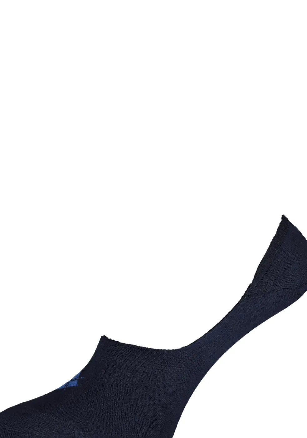 Burlington Everyday invisible herensokken (2-pack), katoen, marine blauw