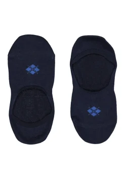 Burlington Everyday invisible herensokken (2-pack), katoen, marine blauw