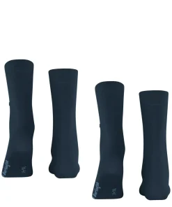 Burlington Everyday 2-Pack damessokken, blauw (marine)