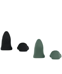 Burlington Everyday 2-Pack heren invisible sokken, groen (dark jade)