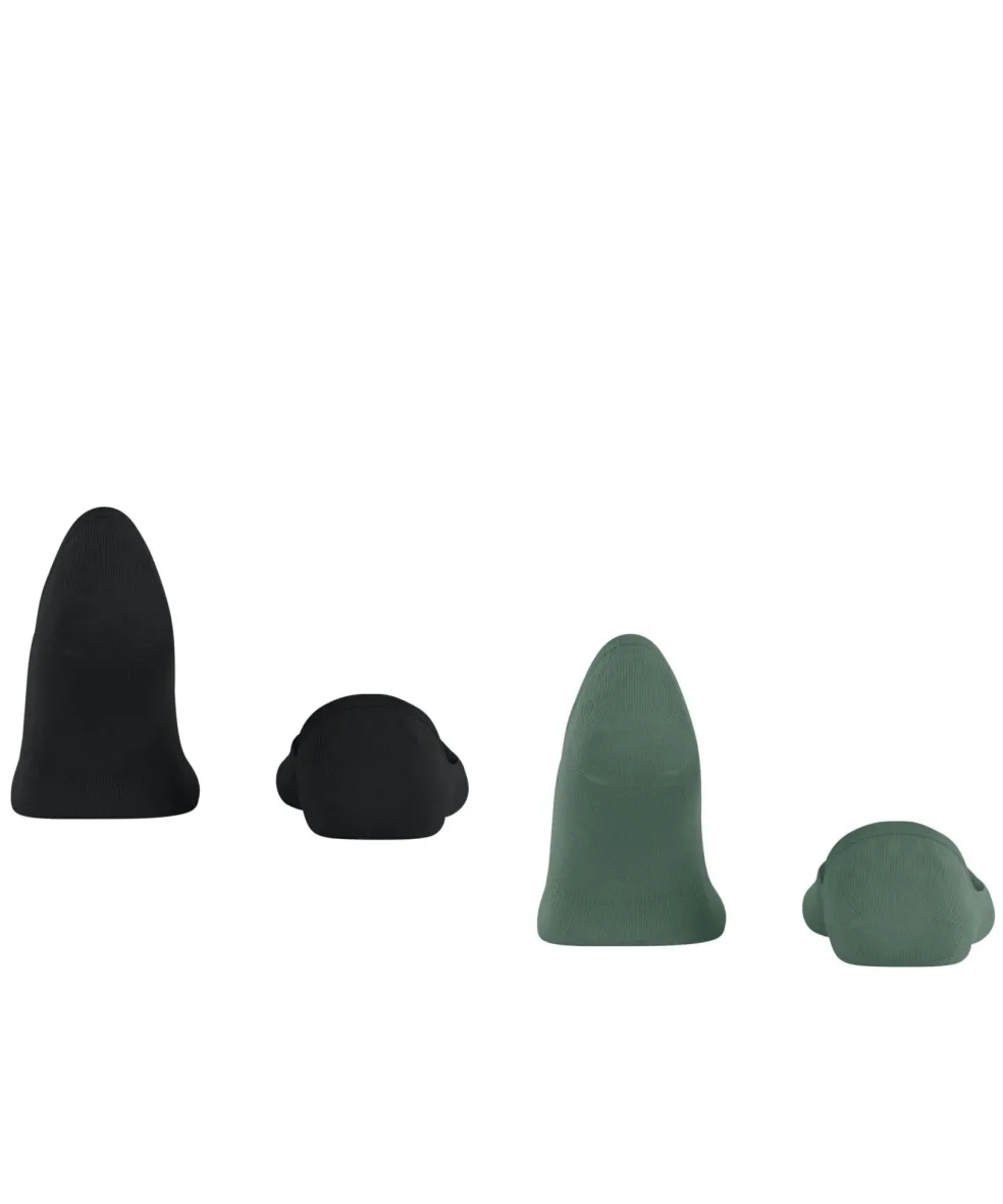 Burlington Everyday 2-Pack heren invisible sokken, groen (dark jade)