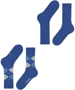 Burlington Everyday 2-Pack herensokken, blauw (night blue)