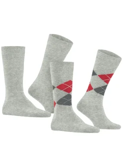 Burlington Everyday 2-Pack herensokken, grijs (lt. heather)