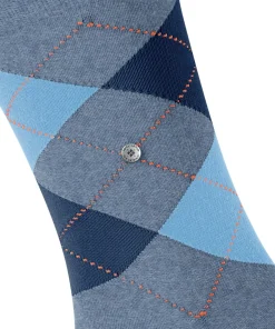 Burlington King herensokken, turquoise (turquoise)