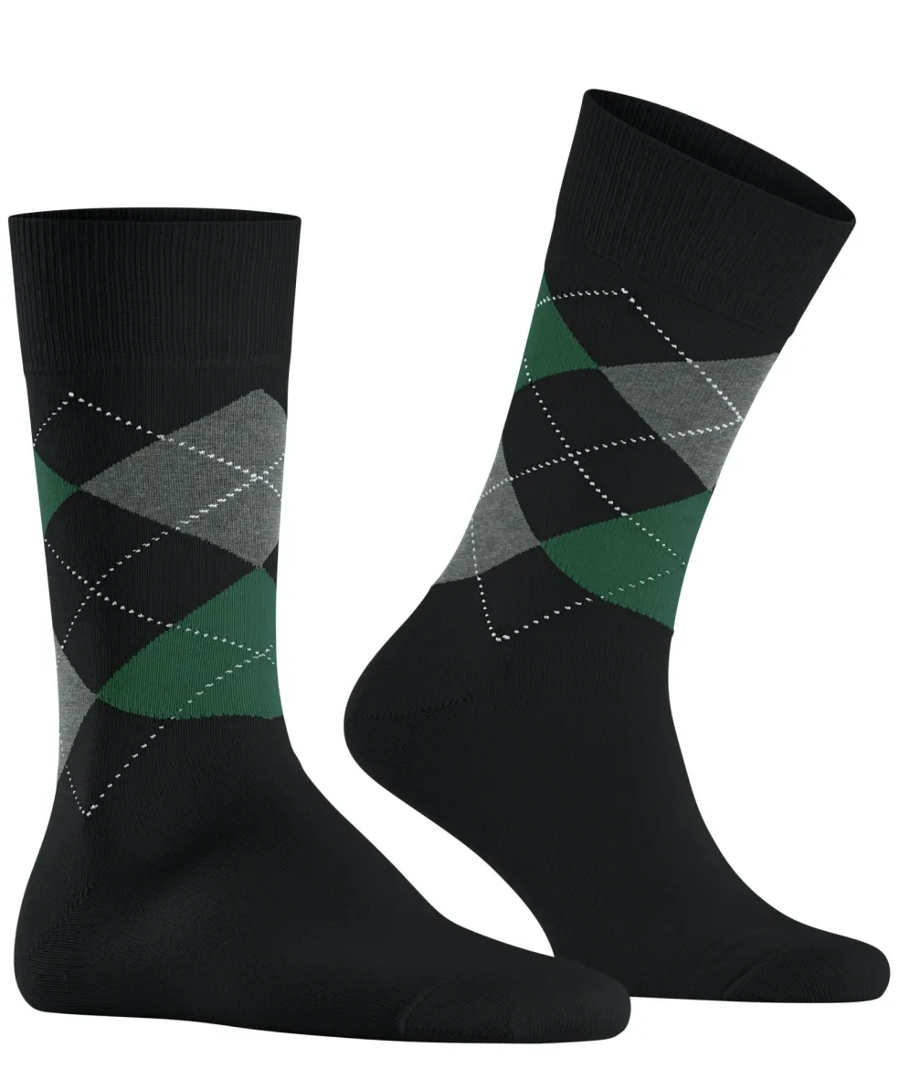 Burlington King herensokken, zwart (black)