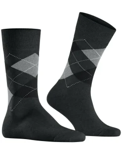 Burlington King herensokken, grijs (new grey)