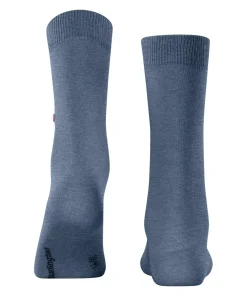 Burlington Lady damessokken, blauw (light jeans)