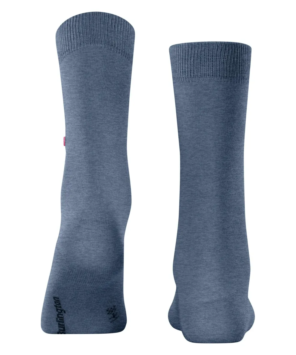 Burlington Lady damessokken, blauw (light jeans)