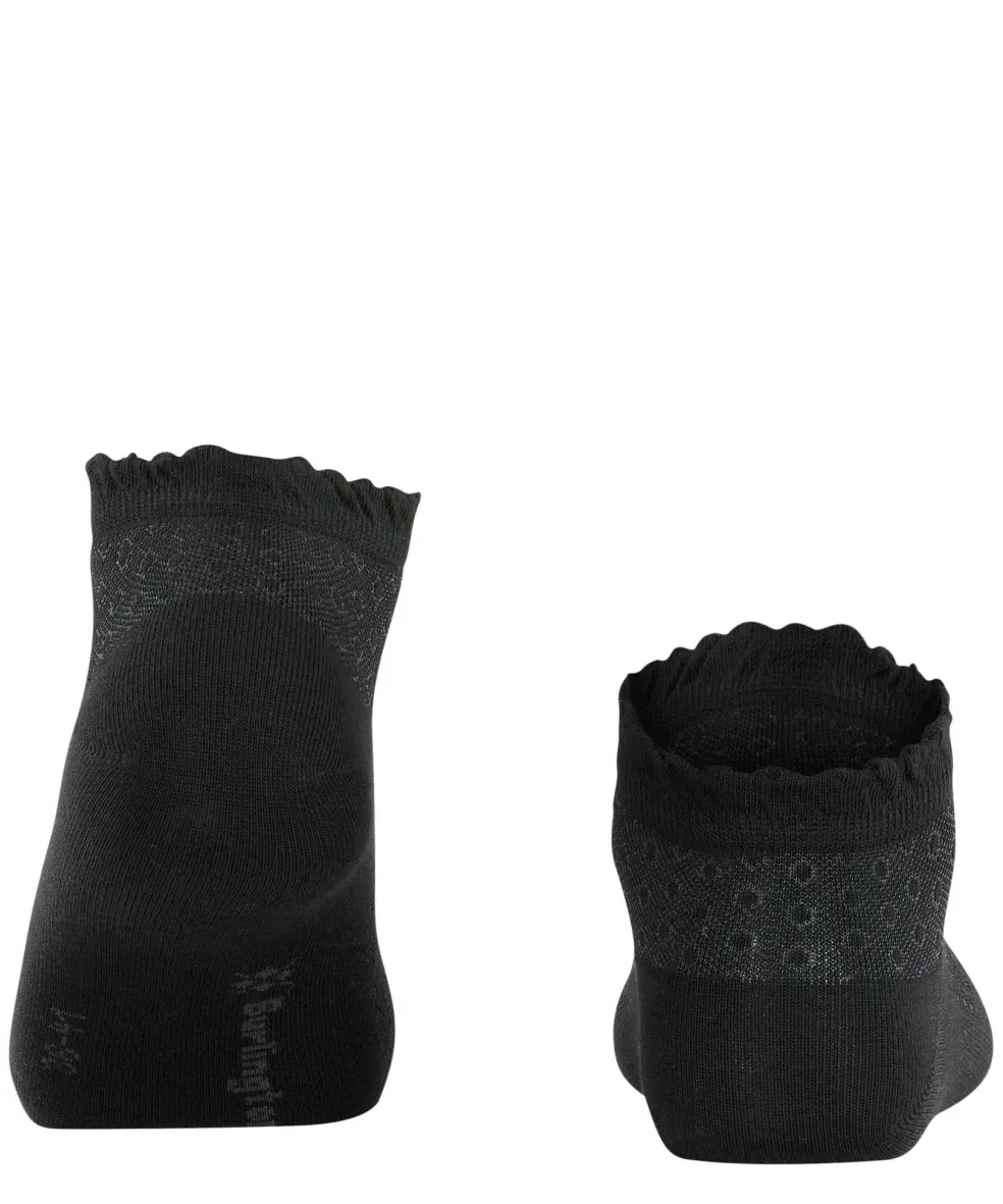 Burlington Montrose dames sneakersokken, zwart (black)