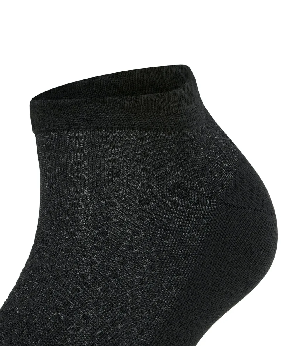 Burlington Montrose dames sneakersokken, zwart (black)