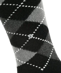 Burlington Preston heren kniekousen, wit (pearl)