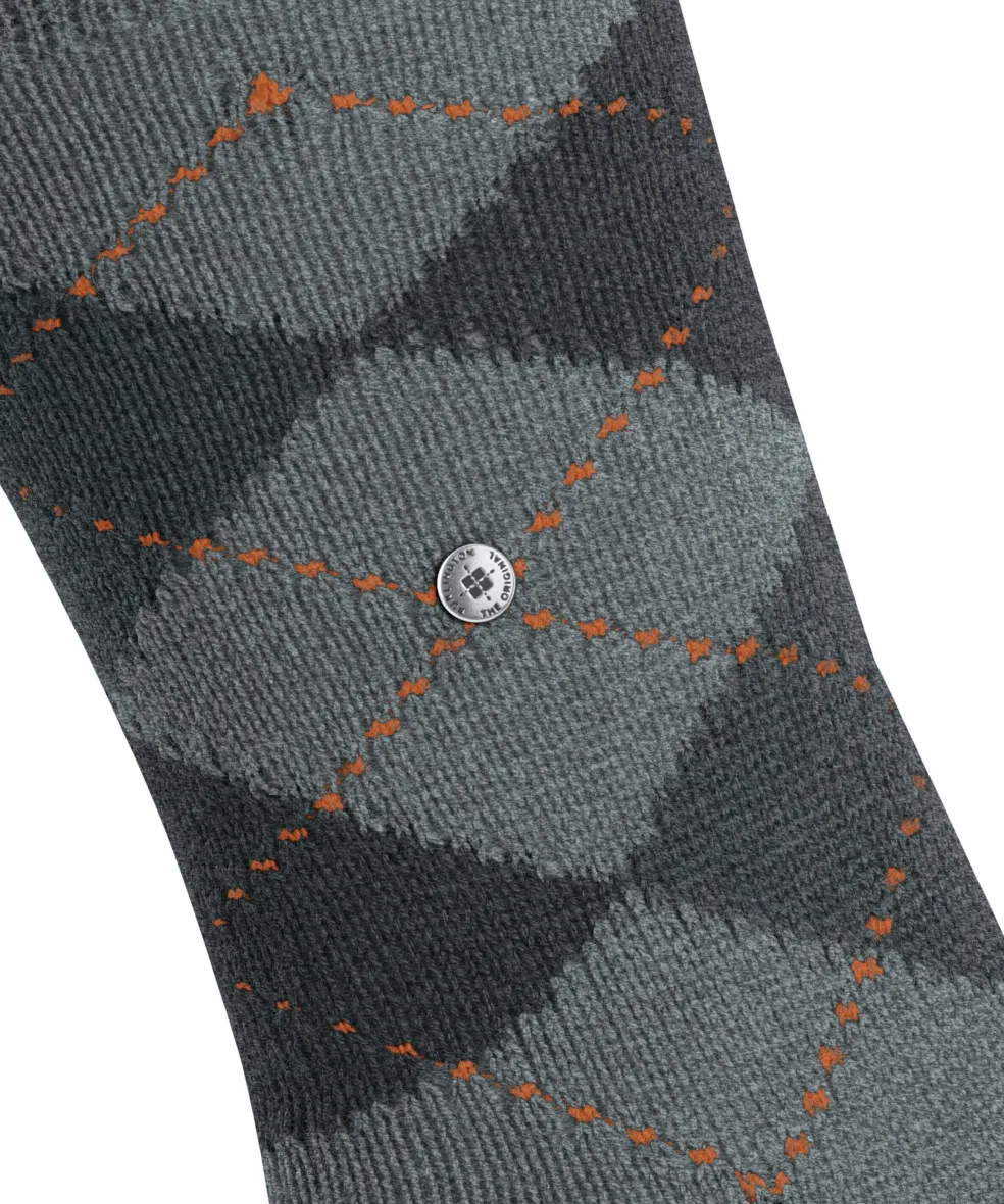 Burlington Preston herensokken, grijs (light grey)