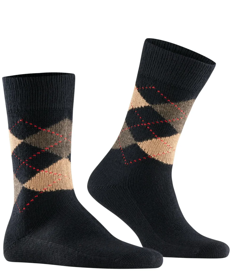 Burlington Preston herensokken, zwart (black-sahara)