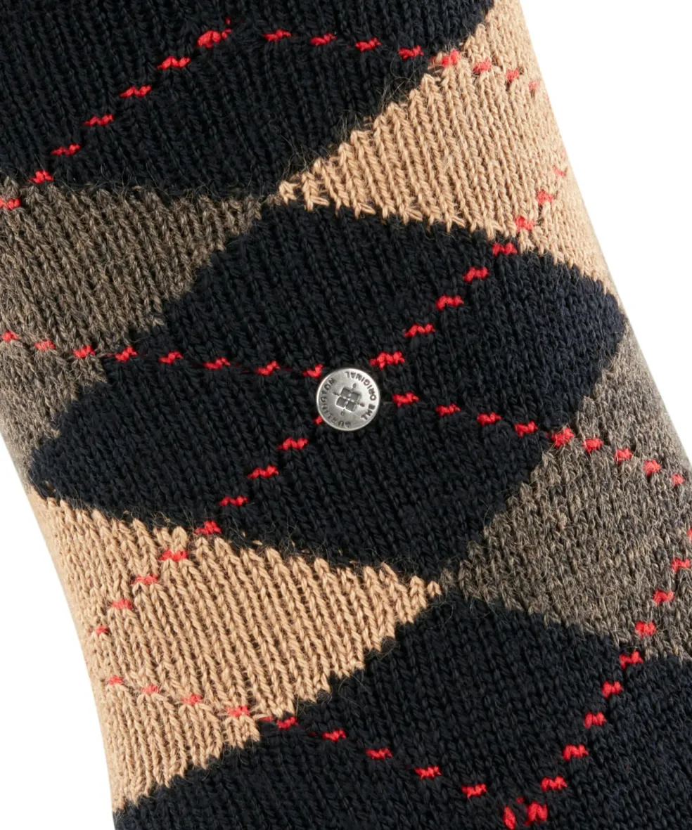Burlington Preston herensokken, zwart (black-sahara)