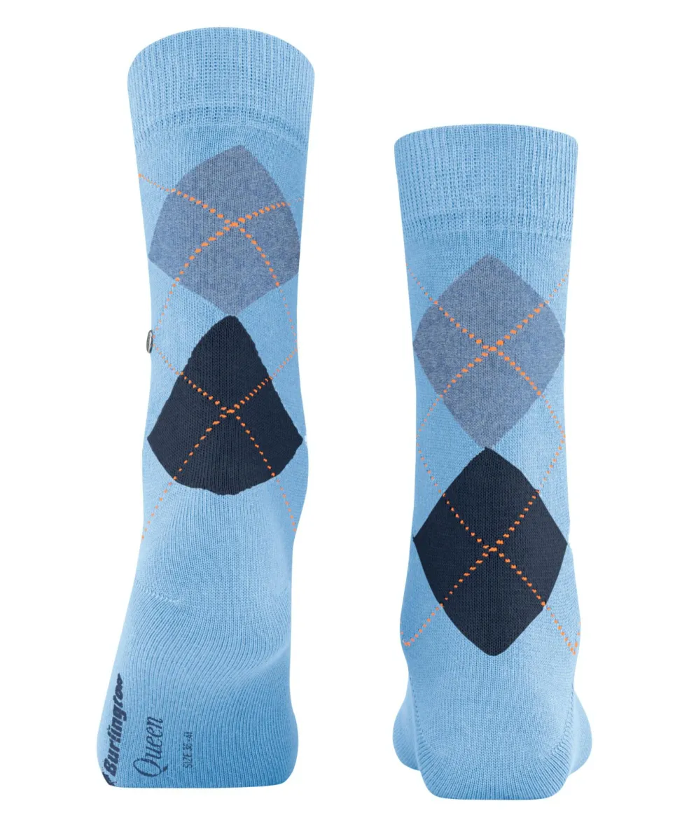 Burlington Queen damessokken, blauw (light blue)