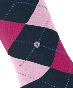 Burlington Queen damessokken, blauw (marine)