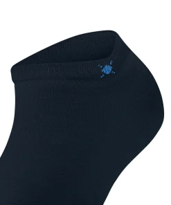 Burlington Soho Vibes dames sneakersokken, blauw (marine)