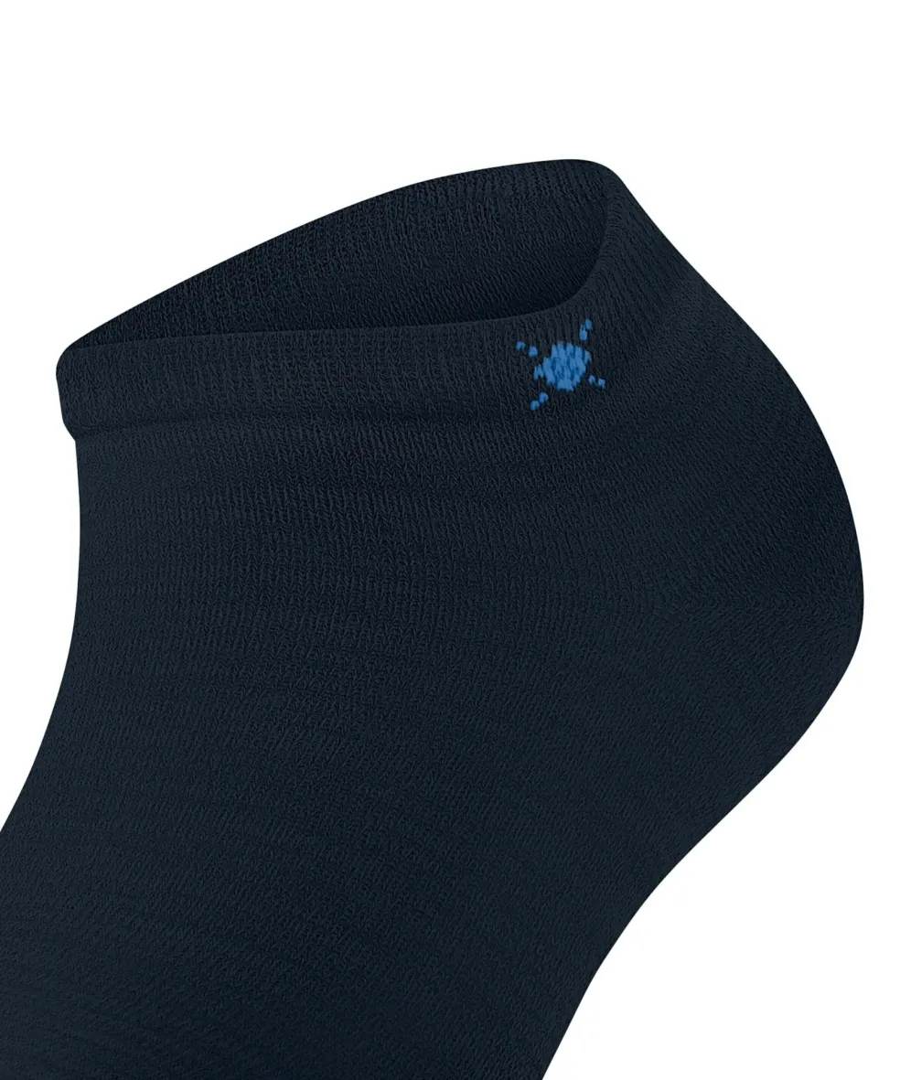 Burlington Soho Vibes dames sneakersokken, blauw (marine)