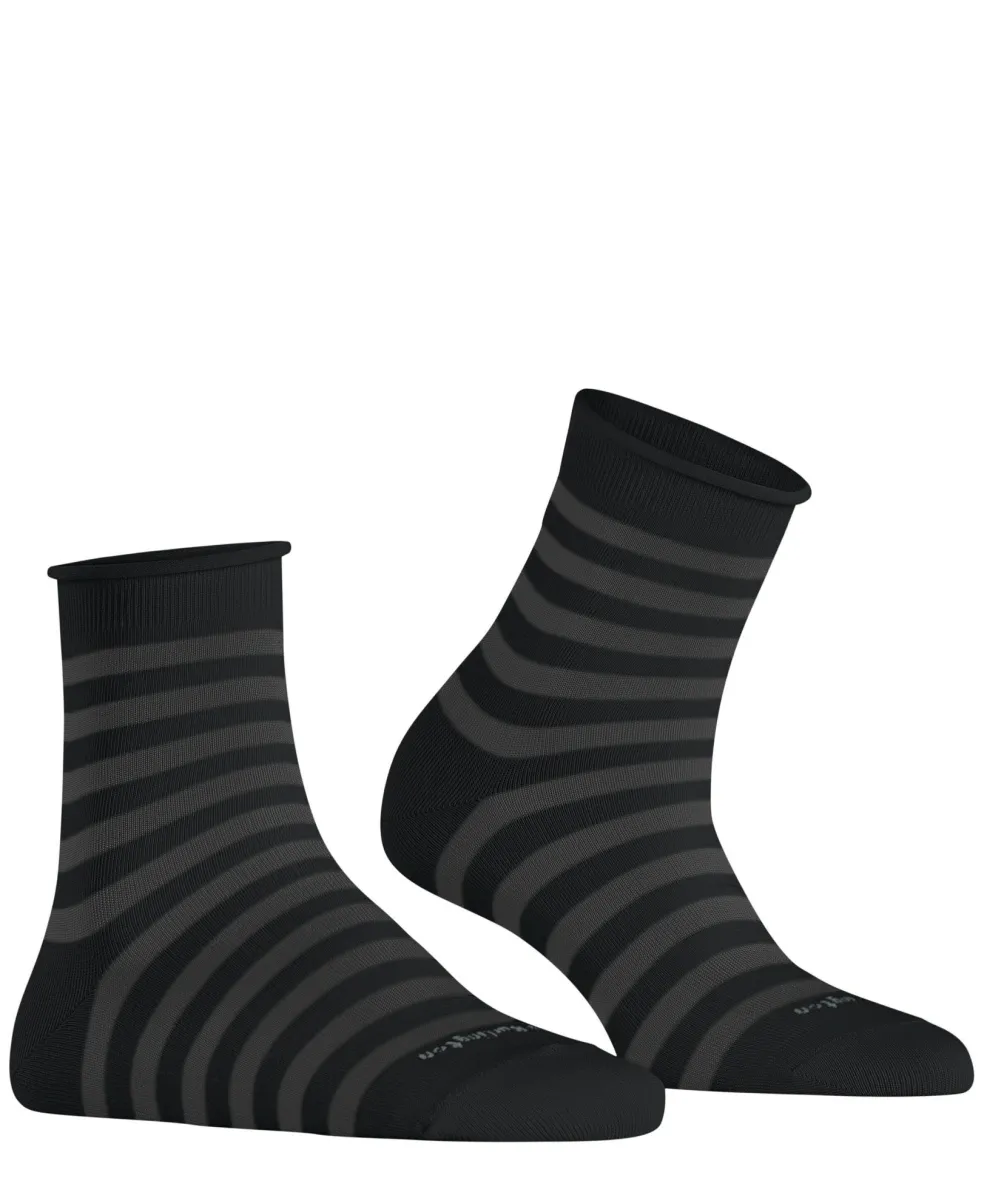 Burlington Swansea damessokken, zwart (black)