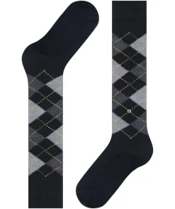 Burlington Whitby dames kniekousen, zwart (black)