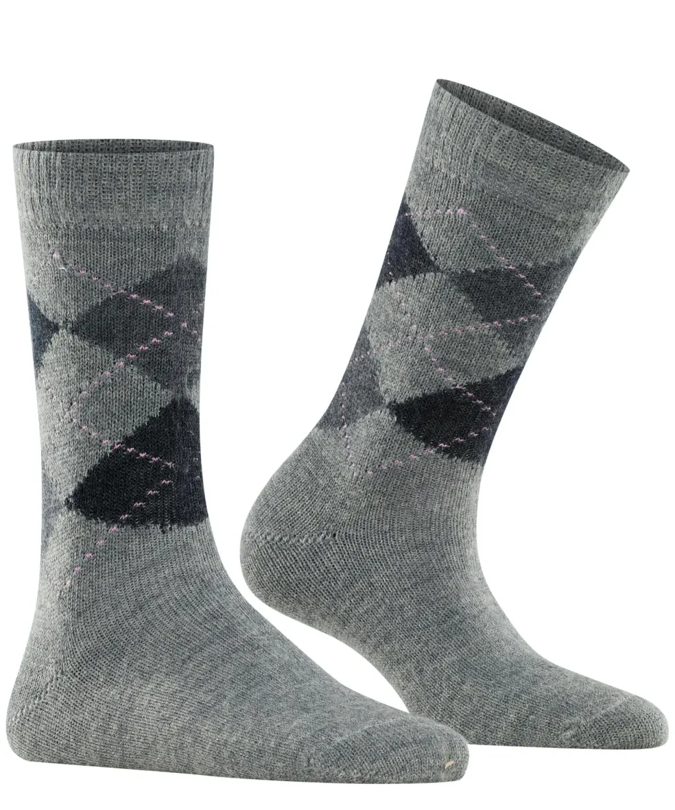 Burlington Whitby damessokken, grijs (grau)