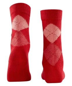 Burlington Whitby damessokken, rood (vermillion red)