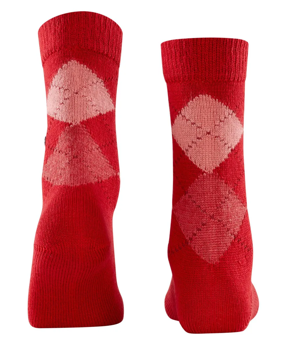 Burlington Whitby damessokken, rood (vermillion red)
