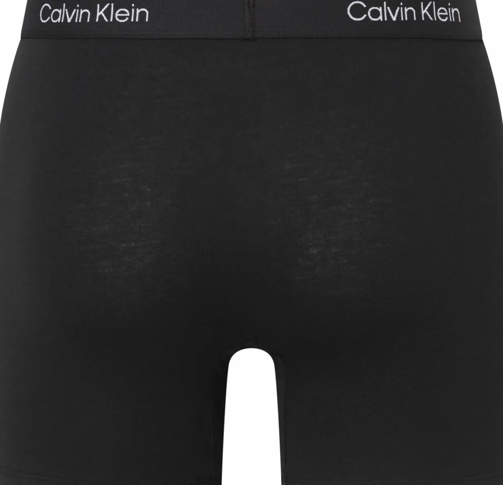 Calvin Klein Boxer Briefs (3-pack), heren boxers extra lang, zwart
