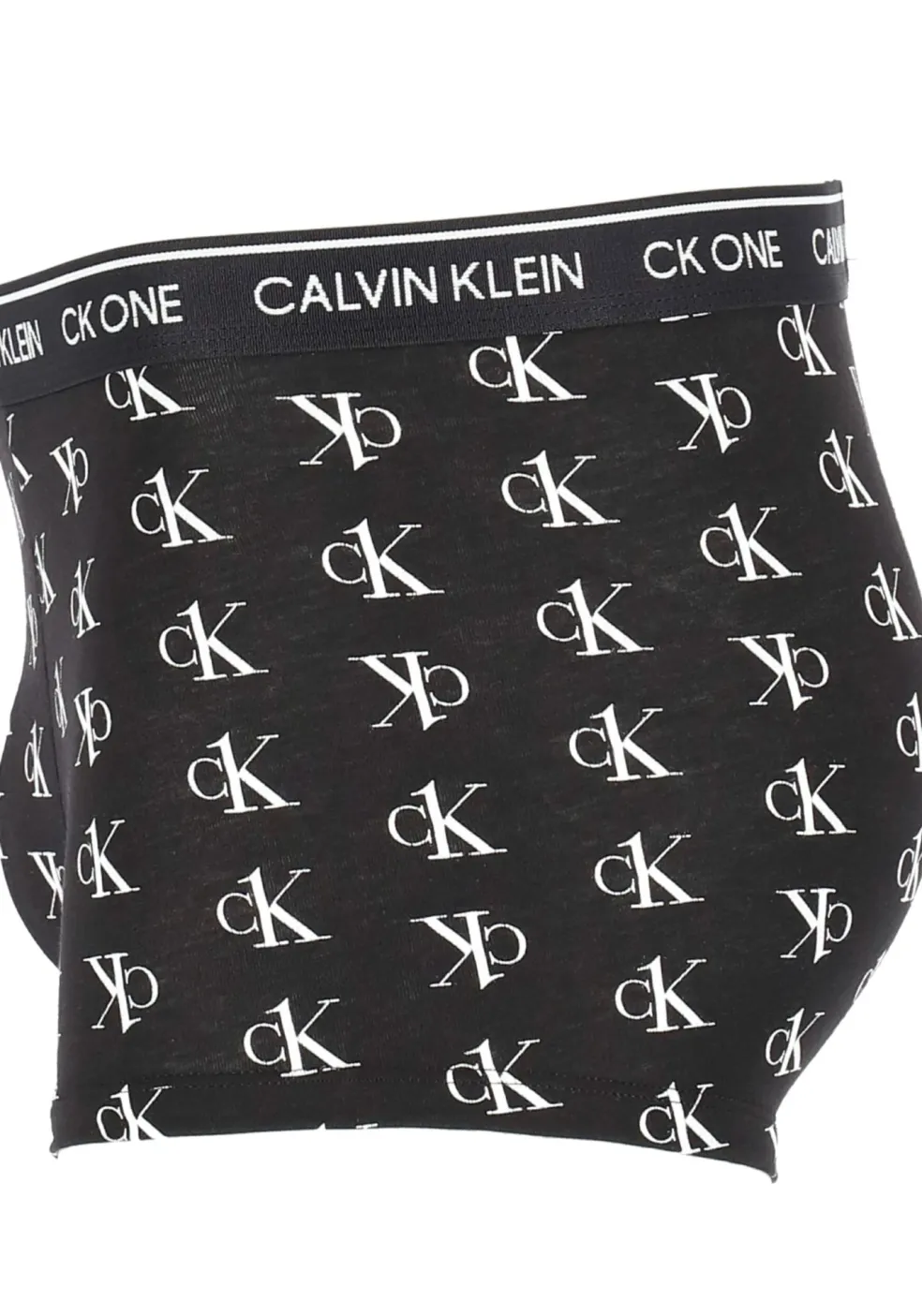 Calvin Klein CK ONE Cotton trunk (1-pack), heren boxer normale lengte, zwart met logo print