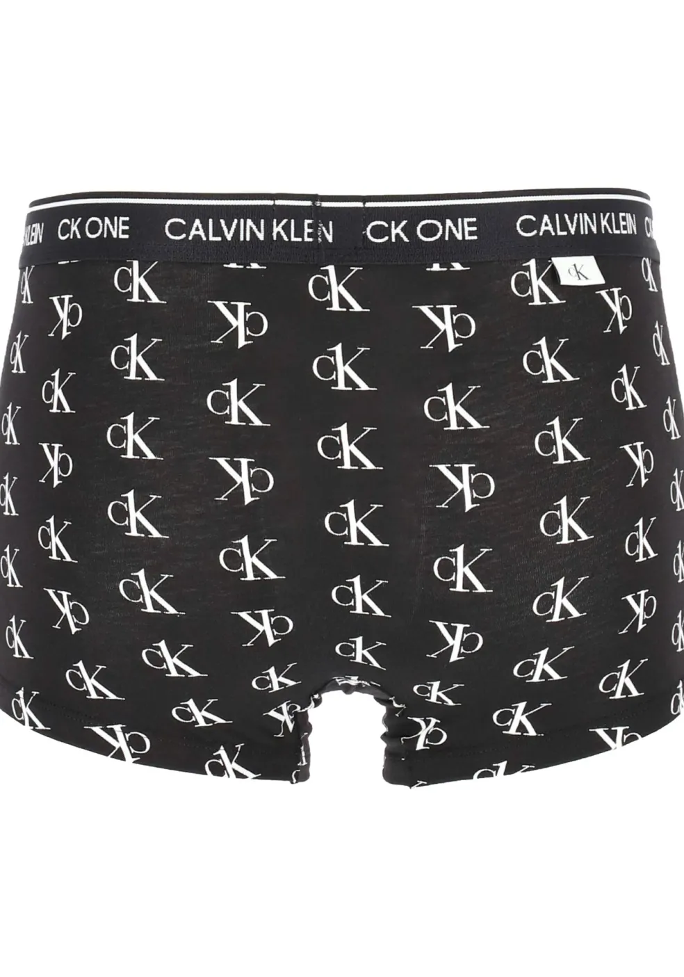 Calvin Klein CK ONE Cotton trunk (1-pack), heren boxer normale lengte, zwart met logo print