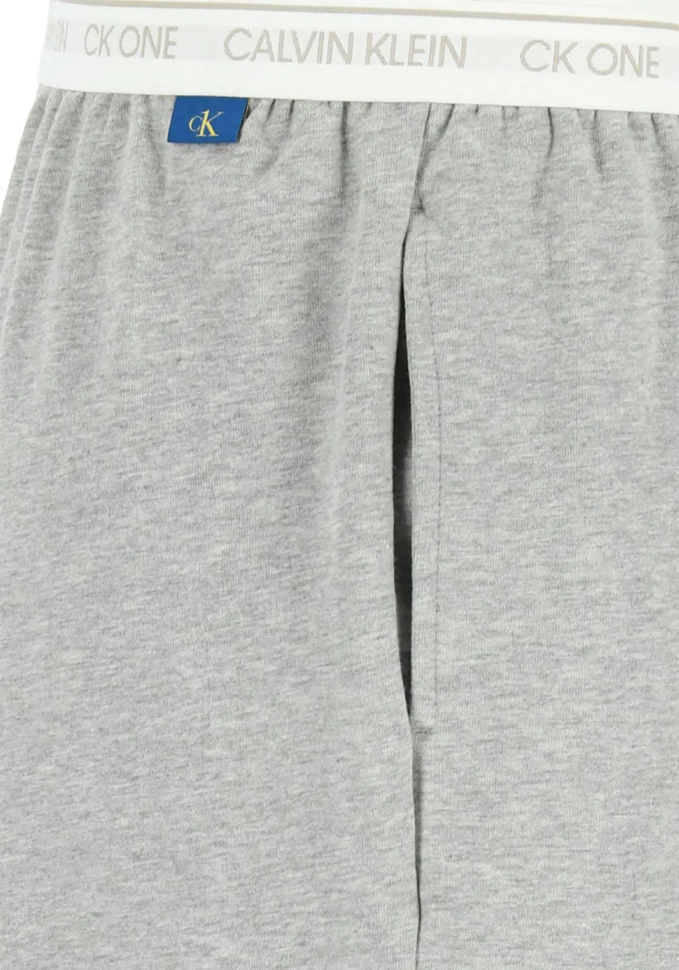 Calvin Klein CK ONE Lounge jogger, heren lounge joggingbroek lang, middeldik, grijs melange