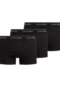 Calvin Klein Cotton Classics Trunks (3-pack), heren boxers normale lengte, zwart