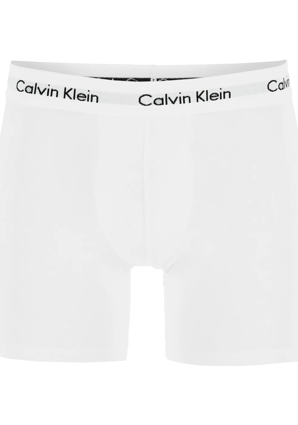 Calvin Klein Cotton Stretch boxer brief (3-pack), heren boxers extra lang, zwart, wit en grijs