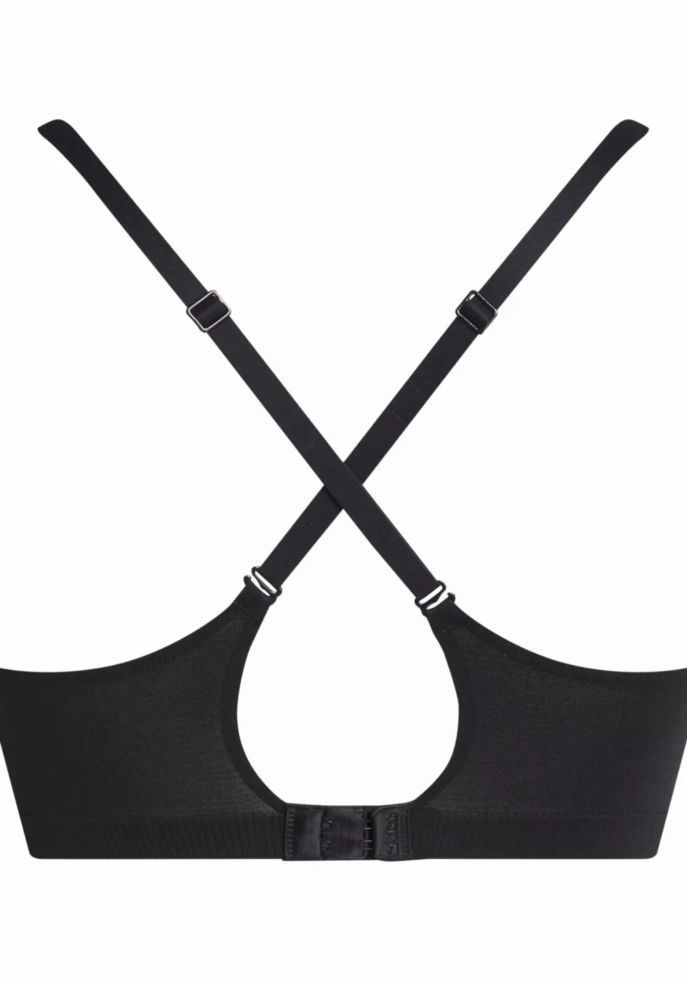 Calvin Klein dames Bonded Flex unlined balconette bra, beugelloze BH, zwart