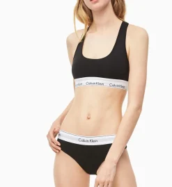 Calvin Klein dames Modern Cotton slip, zwart