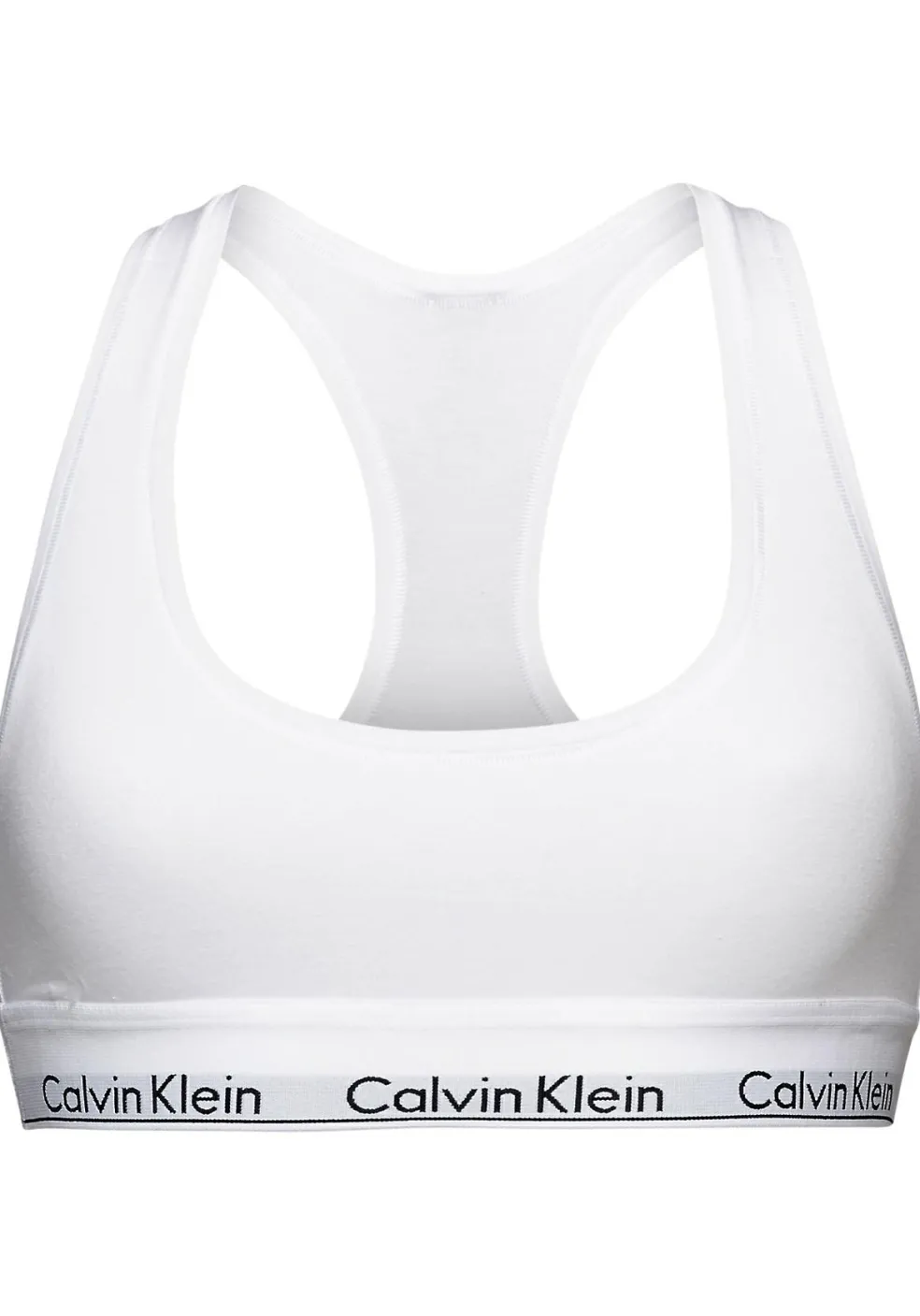 Calvin Klein dames Modern Cotton bralette top, ongevoerd, wit