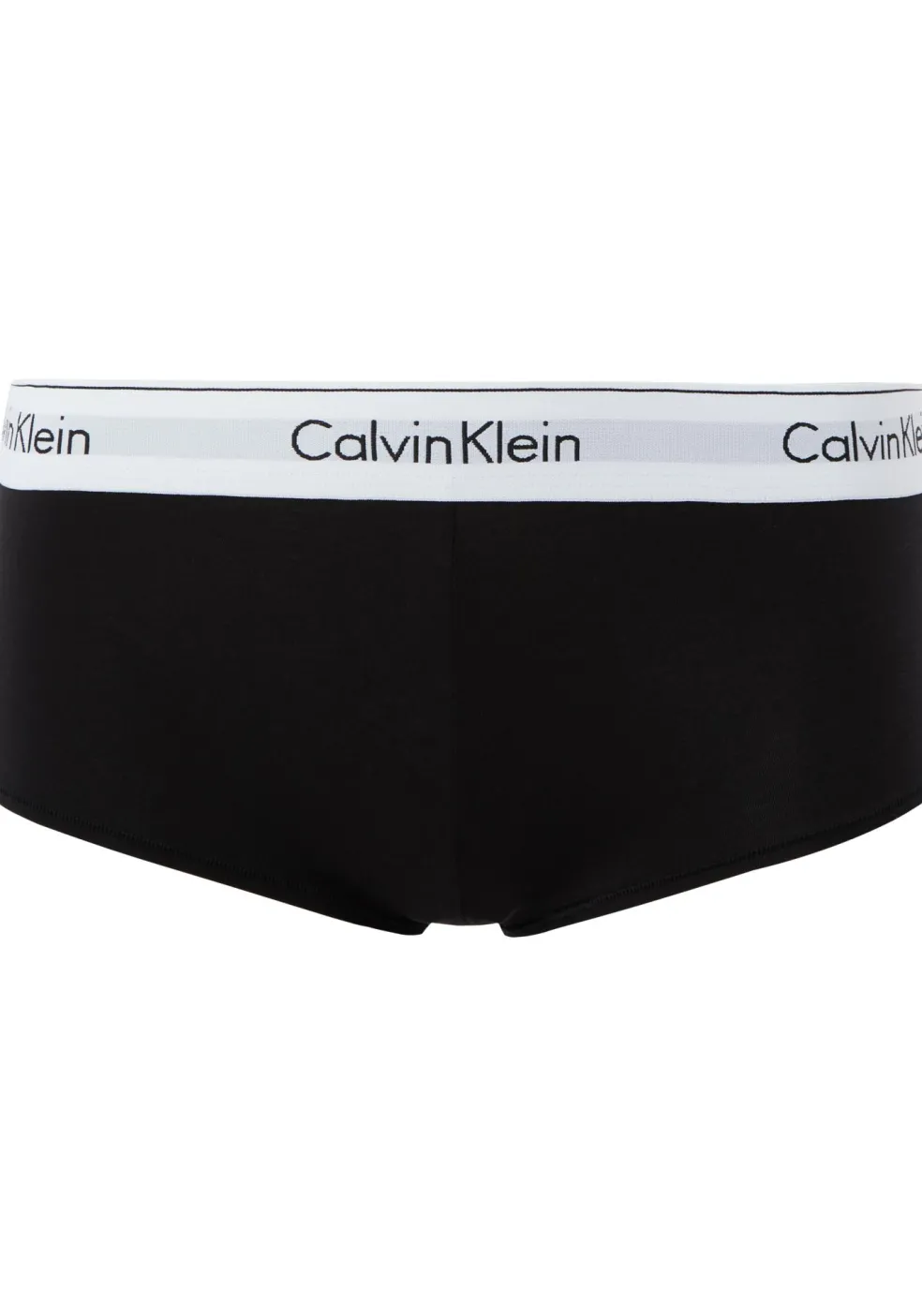 Calvin Klein dames Modern Cotton hipster slip, boyshort, zwart