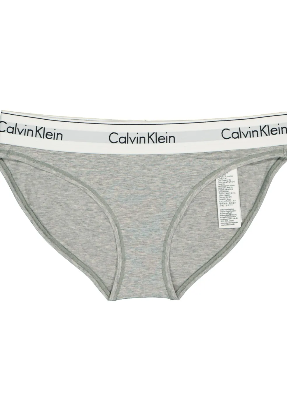 Calvin Klein dames Modern Cotton slip, grijs