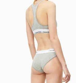 Calvin Klein dames Modern Cotton slip, grijs