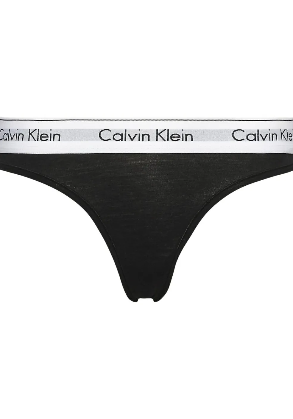 Calvin Klein dames Modern Cotton string, zwart
