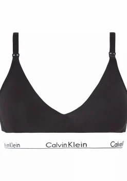 Calvin Klein dames Modern Cotton maternity bra, zwangerschaps BH, zwart
