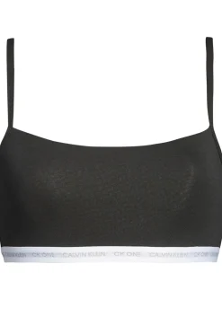 Calvin Klein dames ONE Cotton bralette (2-pack), ongevoerd, zwart