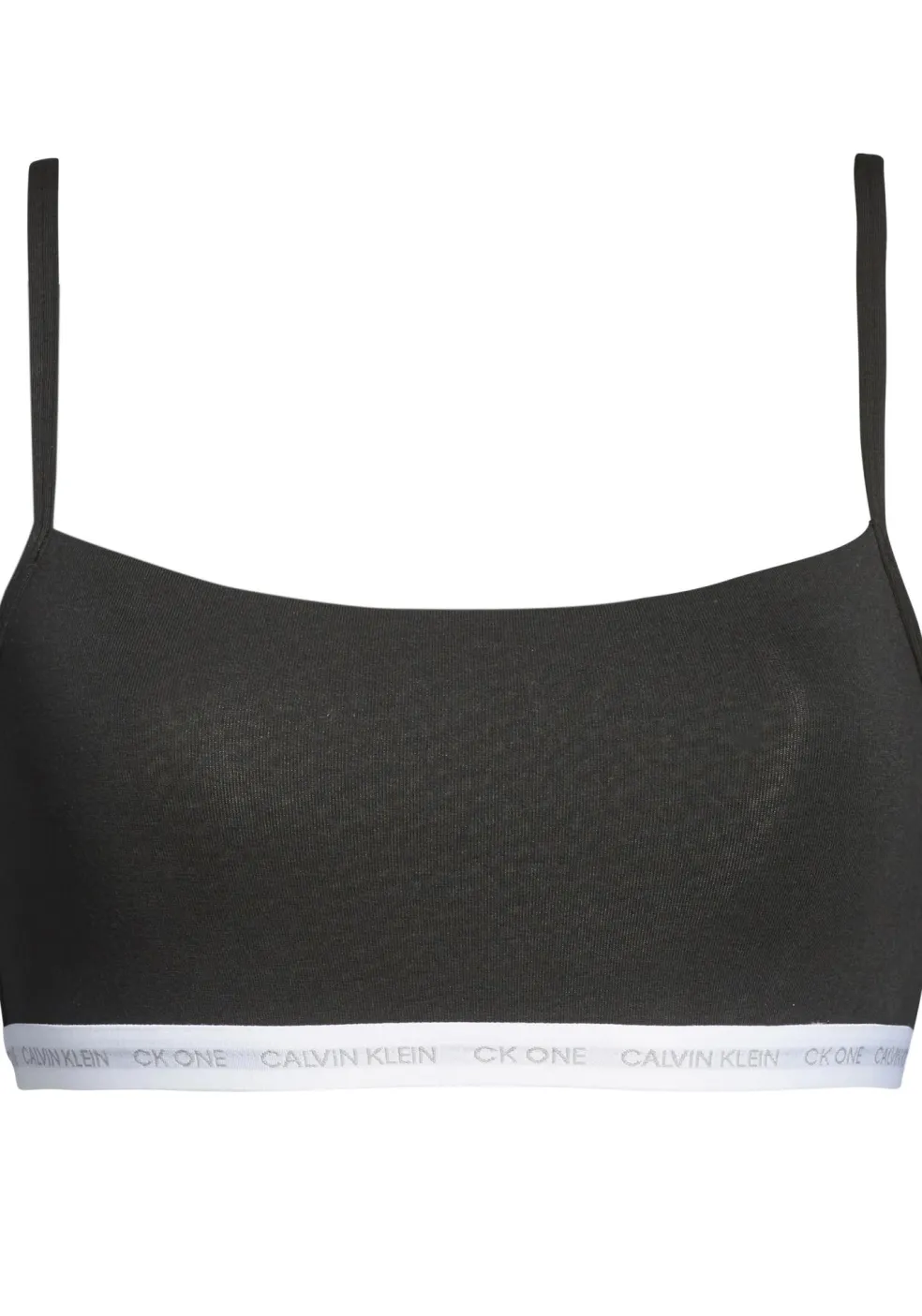 Calvin Klein dames ONE Cotton bralette (2-pack), ongevoerd, zwart