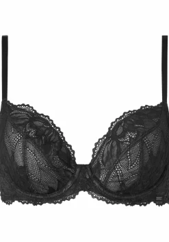 Calvin Klein dames Seductive Comfort unlined full cup bra, beugel BH, zwart