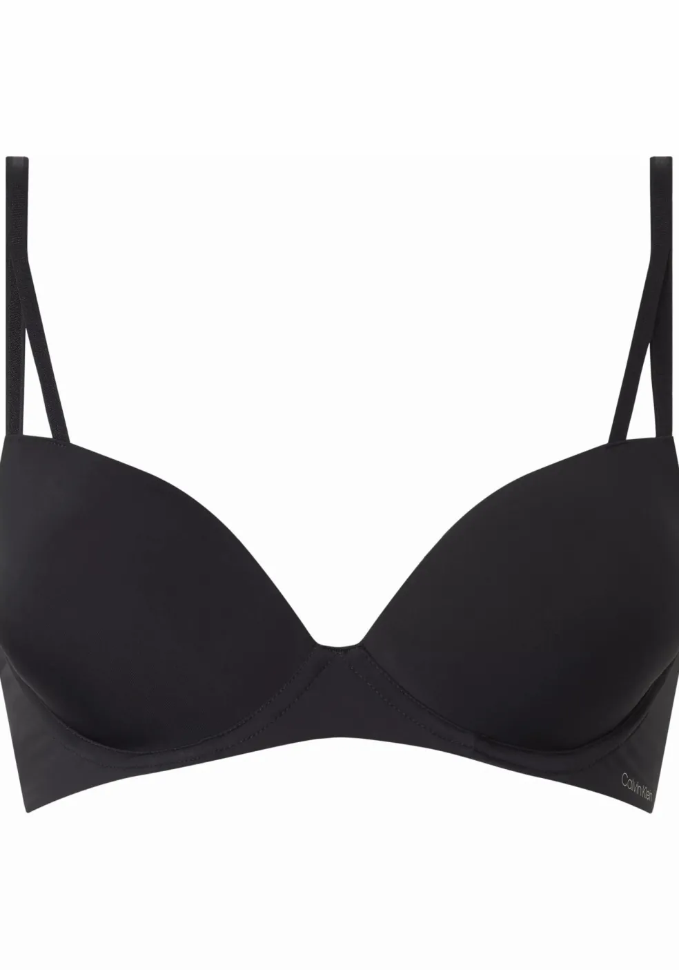 Calvin Klein dames Seductive Comfort push-up T-shirt bra, T-shirt BH, zwart