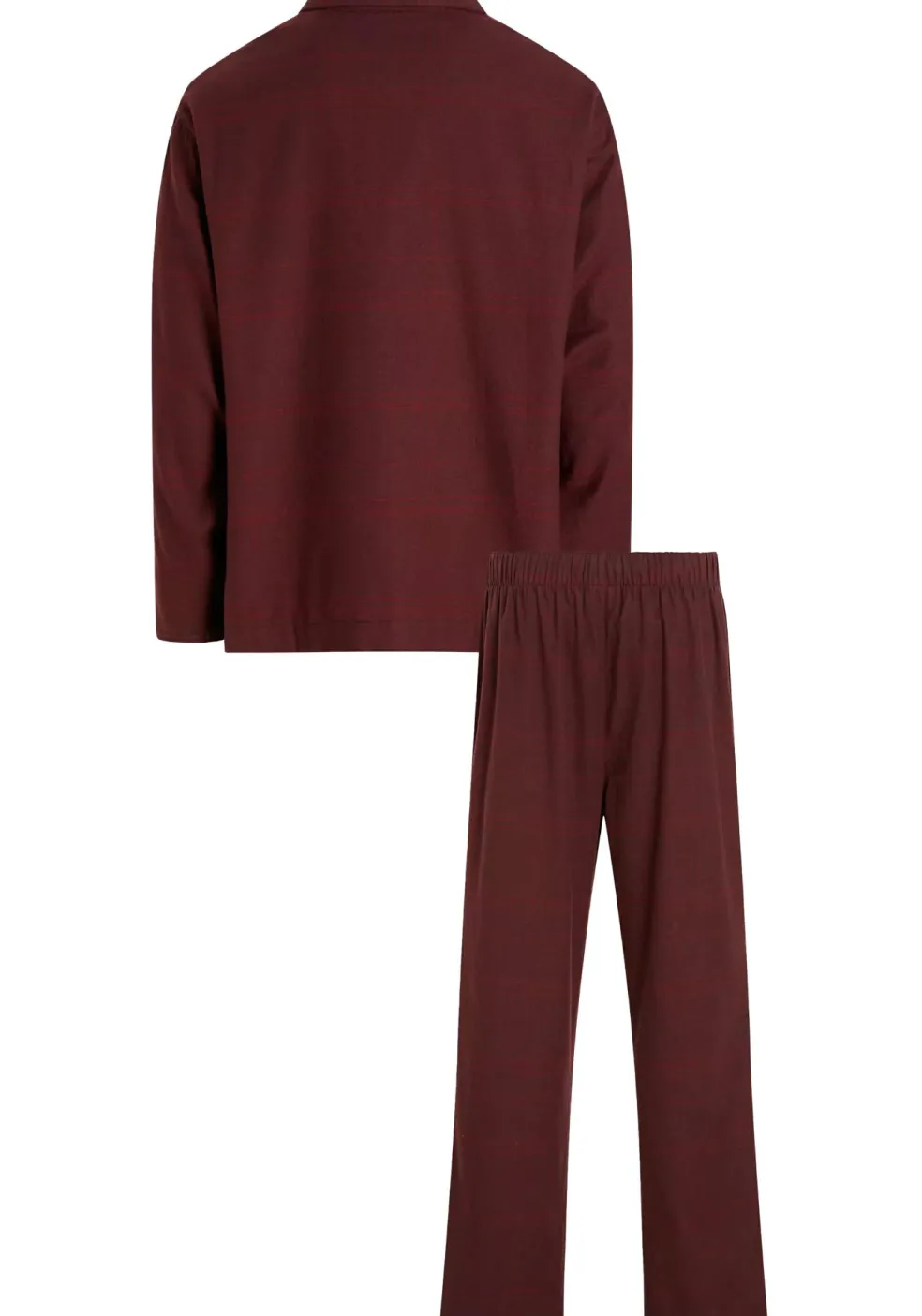 Calvin Klein heren pyjama met knoopjes, donkerrood