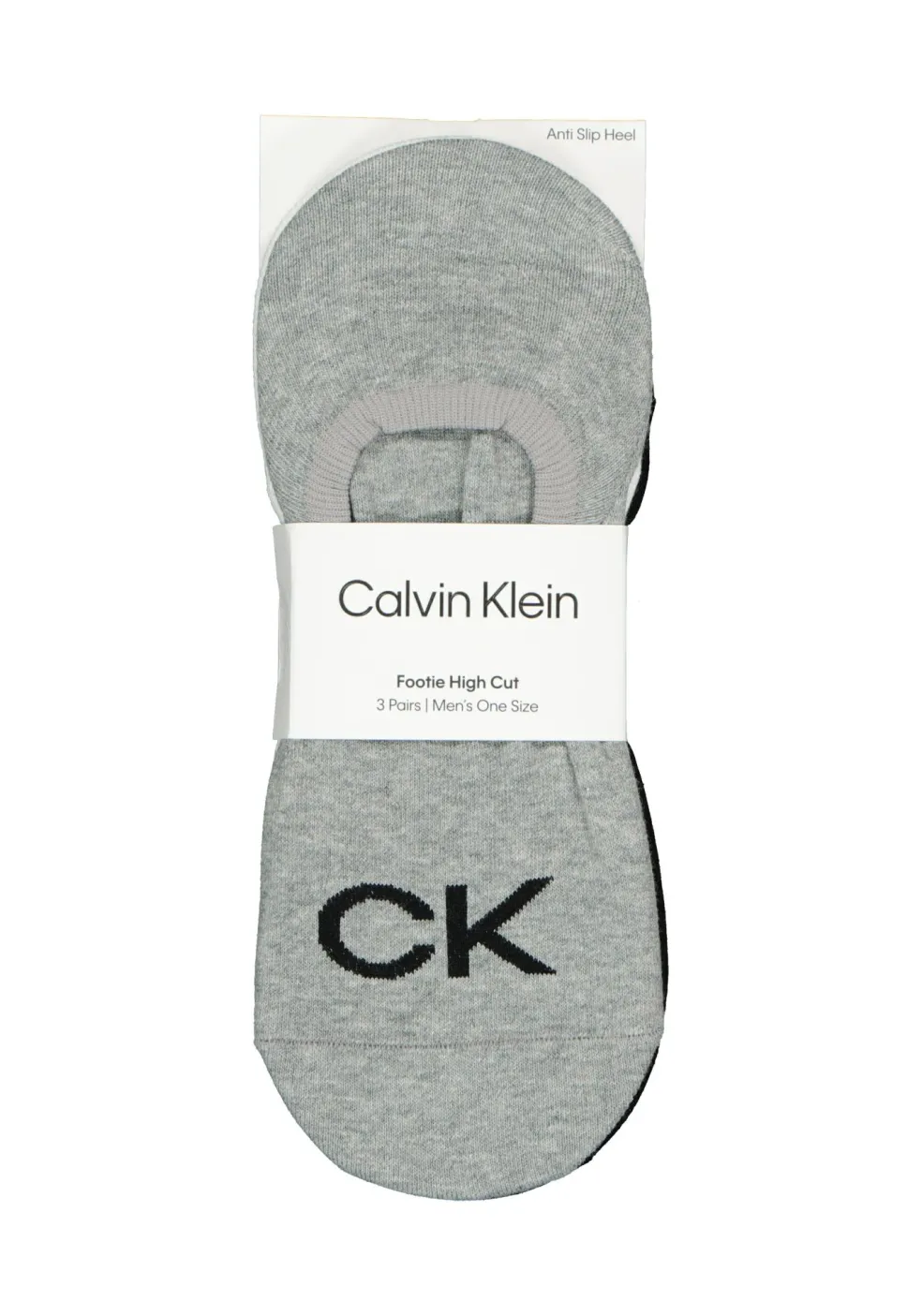 Calvin Klein herensokken Albert (3-pack), onzichtbare sokken, grijs, wit en zwart