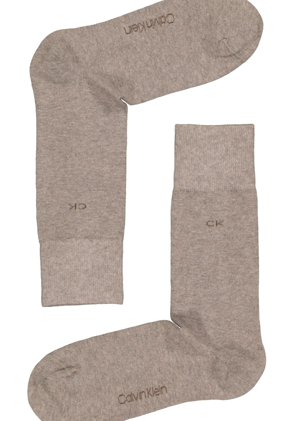 Calvin Klein herensokken Carter (2-pack), beige en bruin